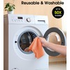 KitchLife Microfiber Cleaning Cloth Roll - Tear-Away Towels, Lint-Free, Reusable,