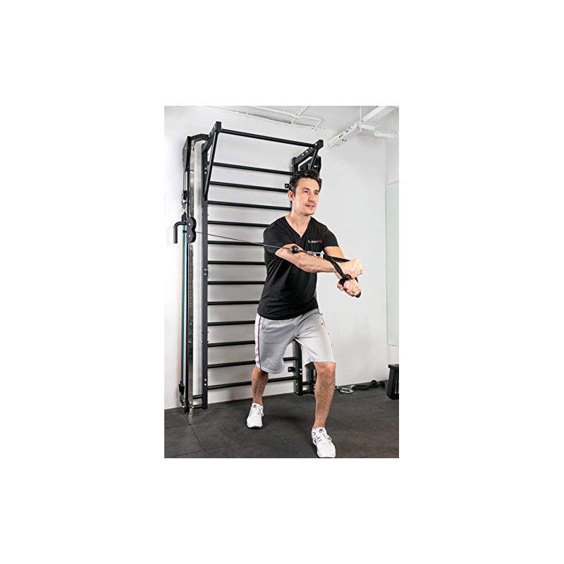 Yaphy Single Nylon Cable Handle Attachment Foam Grip w/D Ring-Cable