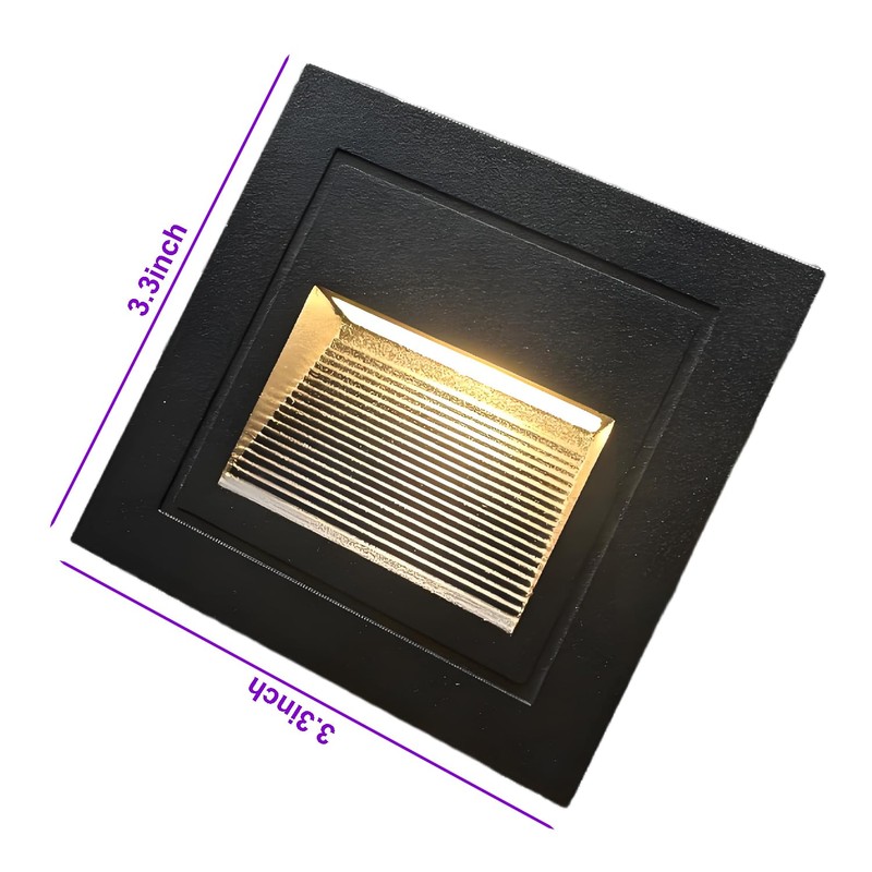 HAGICBEE LED Step Lights 120V Dimmable LED Indoor Outdoor Step