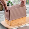 Goodhoy 1lb+2lb set Nonstick Pullman Loaf Pan With Lid For