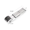 5 Wheel Stainless Steel Pastry Cutter,Expandable Pizza Slicer,Adjustable Baking Cutter
