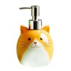RockTrend Orange Cat Ceramic Soap Bottle Lotion Bottle Soap Dispenser