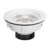 EZ-FLO 30006 Sink Strainer - Economy - Abs Body White