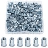 Pack of 100 Rivet Nuts M5, Jeboler Blind Rivet Nuts