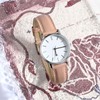 Anbeer 14mm Flat Thin Elegant Genuine Leather Watch Strap,Quick Release