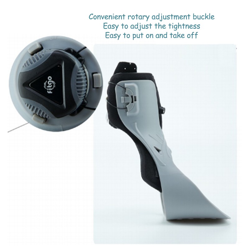 Ankle Stabilizer Adjustable Breathable Pain Reduce Portable Drop Foot Orthosis