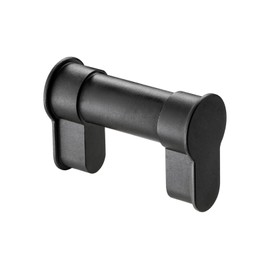 W+M EASYBLIND Universal Blind Cylinder Adjustable Fireproof Profile Cylinder 50-76 mm Door Thickness Black with Plug-In Mechanism