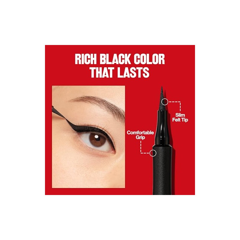 Revlon ColorStay Liquid Eye Pen Classic, Blackest Black, 14 gr