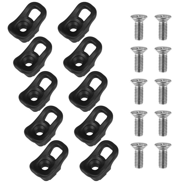Unbranded/Generic 10 Pack Kayak Eyelet Tie Down Loop Deck Rigging