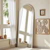 OGCAU Floor Full Length Mirror, 56"x20" Arched Full Body Mirror,
