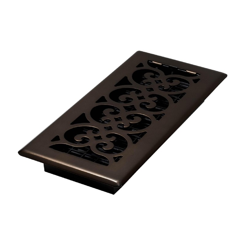 Decor Grates SPH410-RB Floor Register, 4x10, Rubbed Bronze Finish