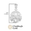 .925 Sterling Silver Sea Star Sand Dollar Charm Pendant Necklace,