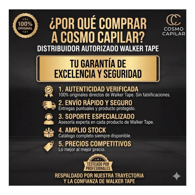 Cera Peinar Protesis Capilar Walker Tape Original Mate 3oz