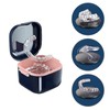 Fsahiuf Denture Box with Strainer, Prosthesis Box, Prosthesis Box Retainer