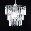 MiniSun Modern 3 Tier Ceiling Pendant Light Shade with Clear