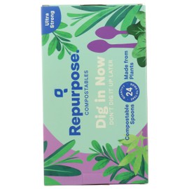 Repurpose 855995003075 Disposable Tableware, Off-White