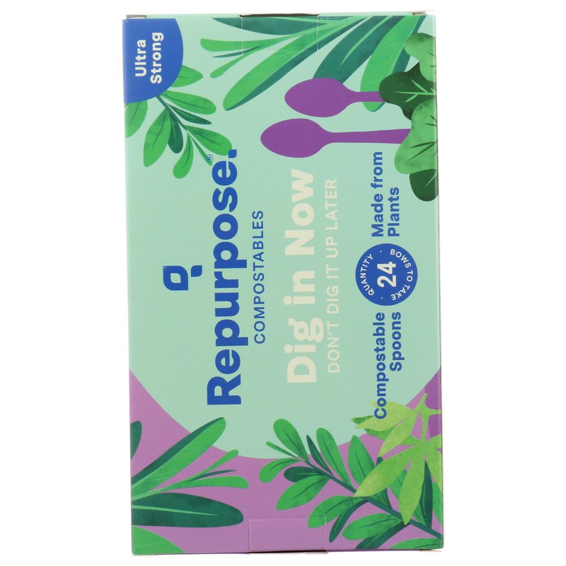 Repurpose 855995003075 Disposable Tableware, Off-White