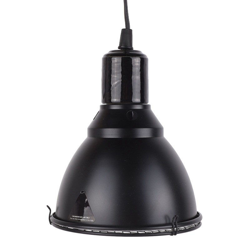 5.5in Reptile Lamp Fixture Uniform Heating Professional Shallow Dome Lamp