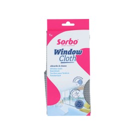 Sorbo 96093 Window Cloth, Polyester, Blue, 1 x 10 x 25.5 cm