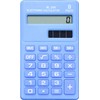 Blue Basic Standard Calculators Mini Digital Desktop Calculator, Solar Power