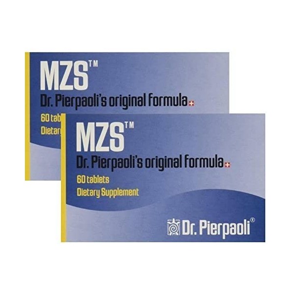 Melatonin MZS Sleep Disorder & Reversal of Macular Degeneration 120 Count (2 Pack Set) (2 Pack - 120 Capusles)