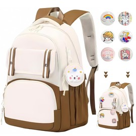 PINAKA Teenagers Backpack Waterproof Shoulder Bag Large Capacity Lightweight School Bag for Boys And Girls