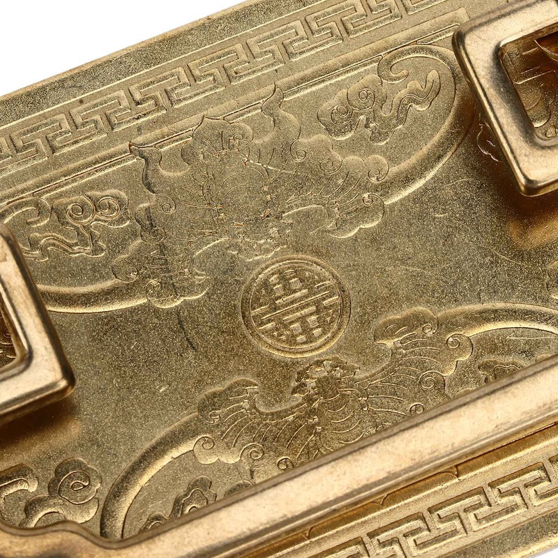 Antique Drawer Handle Tetragonal Bat Handle Antique Chinese Retro Style