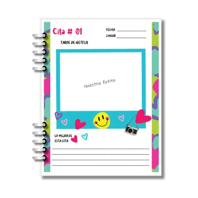 Cuaderno 100 Citas En Familia / Libro Citas / Agenda