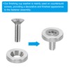 PATIKIL M5 Finish Countersunk Washer, 10pcs 12mm Dia. 3mm Tall