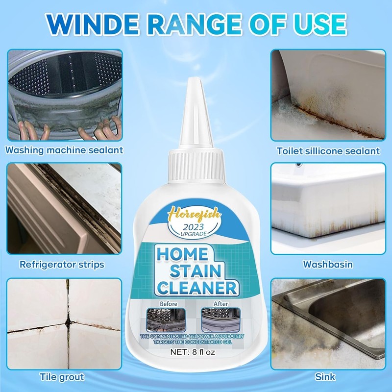 Home Remover Gel, 8 Fl Oz Household Washing Machine Cleaner