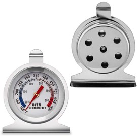 Lightbeam 2" Dial Oven Thermometer with Temperature Range 100°F to 600°F, Instand Read Large Dial Kitchen Thermometer for Baking, Grill & Smoker