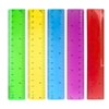 5 PCS 15 cm / 6 Inch Clear Plastic Colorful