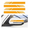 Kewucn 4PCS Car Rear View Mirror Stickers, Waterproof Auto Side