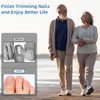4Pcs Podiatrist Toenail Clippers for Thick & Ingrown Nails, Nail