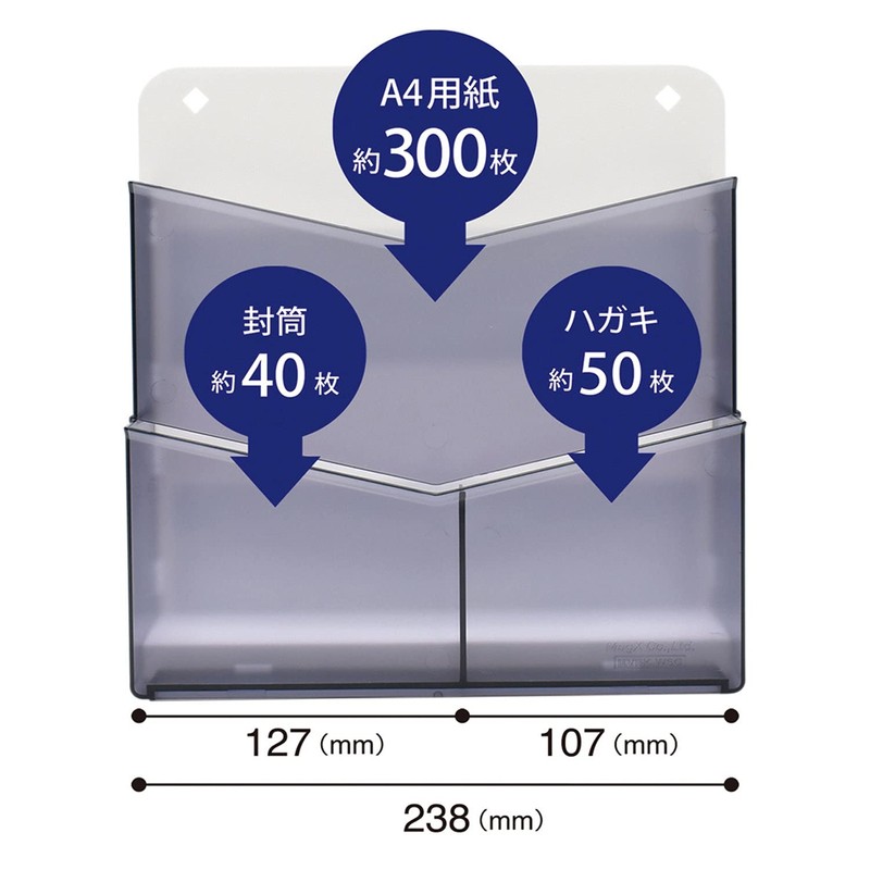 マグエックス マグネットVカットボックス MVBK-WSG グレー