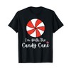 Candy Cane and Peppermint Matching Couple Costume Christmas T-Shirt