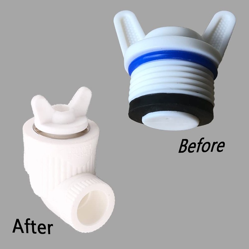 FUATY 3/4” NPT Plug, Male Thread PPR Pipe Plugs and