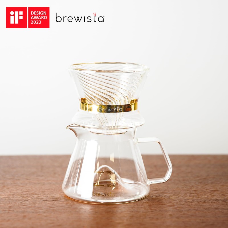 Brewista Tornado Duo Pour Over Coffee Dripper, Insulated Double Wall