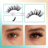 GEMERRY Eyelash Extensions Spikes DIY Cluster Eyelashes D Curl Individual