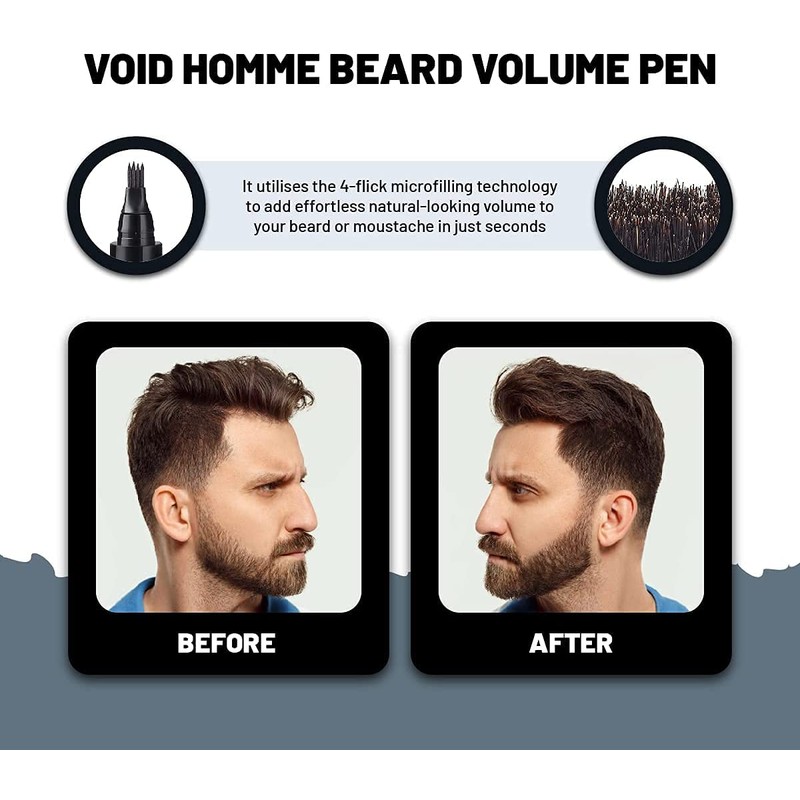 VOID Homme Penna per barba (confezione da 4) Matita per