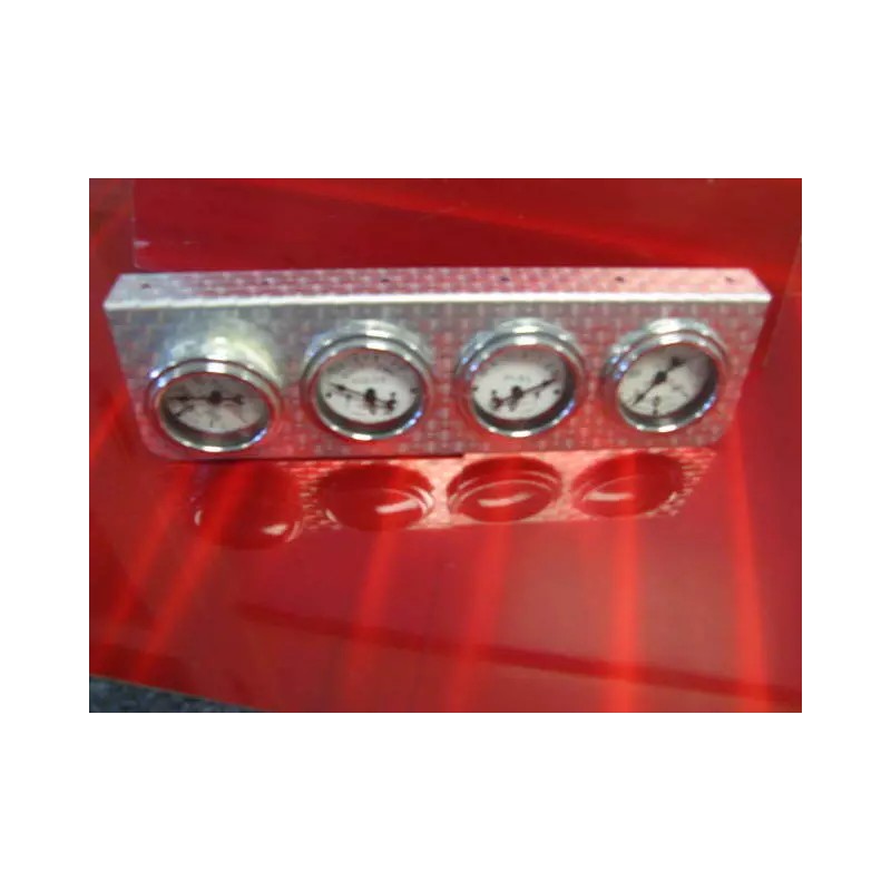 FPM Metals Stewart Warner style under-mount gauge panel 4 hole