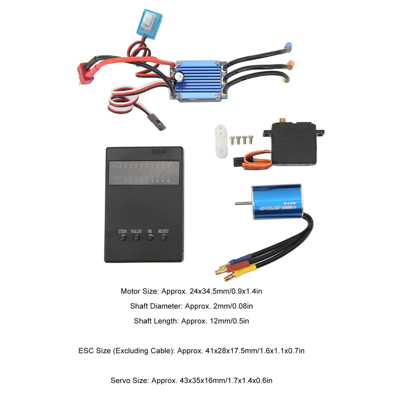RC Brushless Motor ESC Set 4800KV Brushless Motor 25A ESC