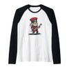 Rocking Nutcracker Costume with Cool Guitar Raglan Baseball Tee
