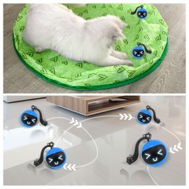 LUPAPA Interactive Cat Toys, Indoor Simulation Hunting Toys for Cats, Hunting Hood with Cat Ball