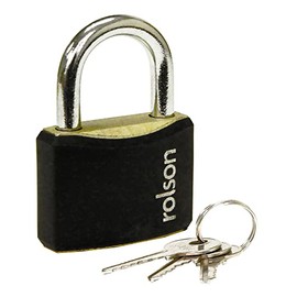 Rolson 66405 Padlock, Black, 40 mm