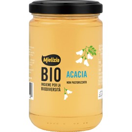 Mielizia(ミエリツィア) アカシア の 有機 ハチミツ (純粋) 400g はちみつ (100% オーガニック 非加熱 bio)(ルーマニア & イタリア 産)