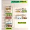 Mefirt White 9-Tier Over The Door Pantry Organizer, Pantry Organization