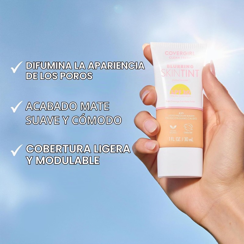 Base Líquida Covergirl Clean Fresh Light/Medium Neutral 420 – 30