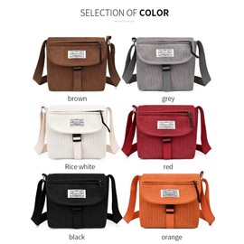 Women Small Satchel Bag Handbag Stylish Tote Handbag for Women Corduroy Hobo Bag Fashion Crossbody Bag Handbag Bag (Large, off-white)