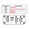 Electric Bike Double Battery Discharge Converter Dual Battery Parallel Module